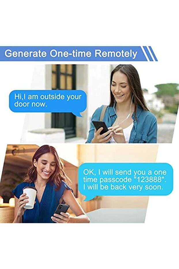 Smart Lock with Camera, WiFi Video Intercom Lock, Real-Time Monitoring Fingerprint Door Lo - 8