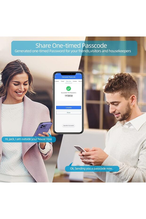 قفل ذكي، قفل مقاوم للعوامل الجوية، بصمة إصبع بيومترية مع لوحة مفاتيح تعمل باللمس، بطاقة، جهاز تحكم عن بعد - 8