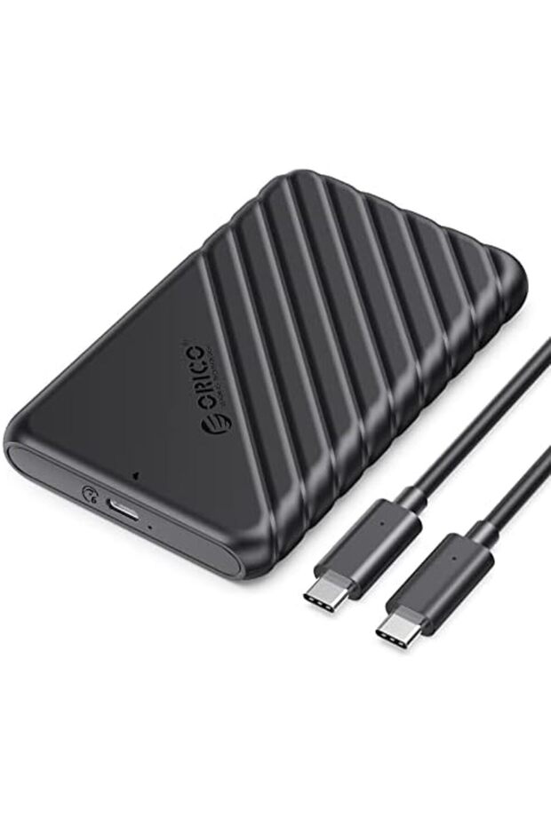 USB C Hard Drive Enclosure with USB C to C Cable for 2.5 inch SATA SSD HDD 6Gbps External Hard - 2