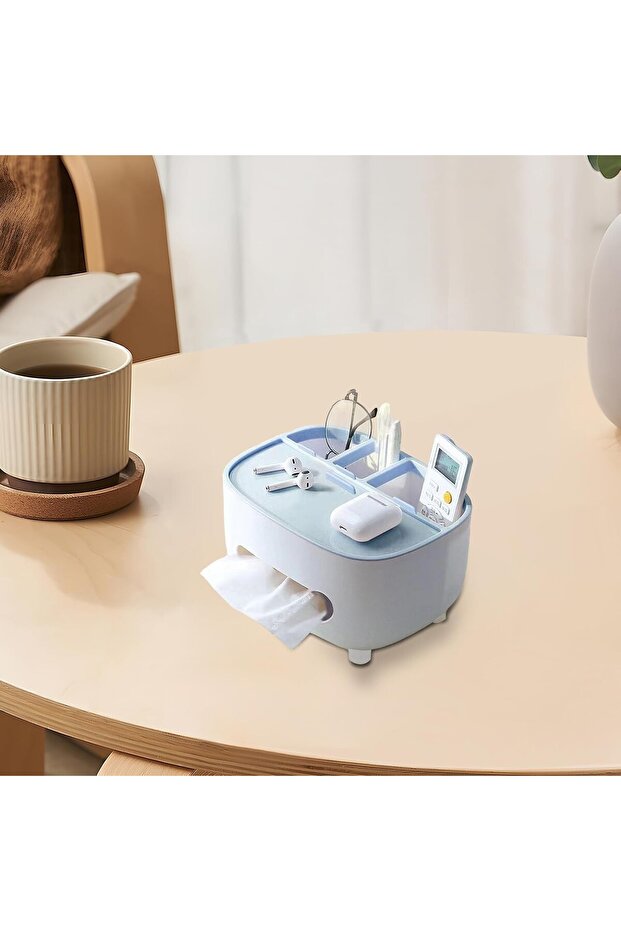 Support for Napkins, Flippy, Multifunctional Box, Minimalist Design, ABS, Personal Object Holder, De - 6