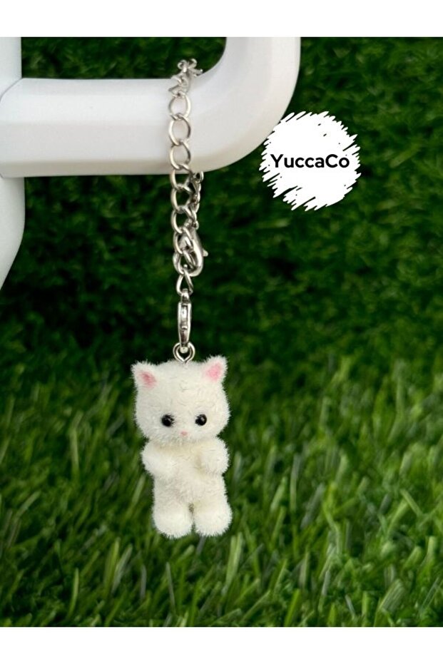 Cat Thermos Ornament/Kitten Thermos Charm/Cat Figure Bag Charm