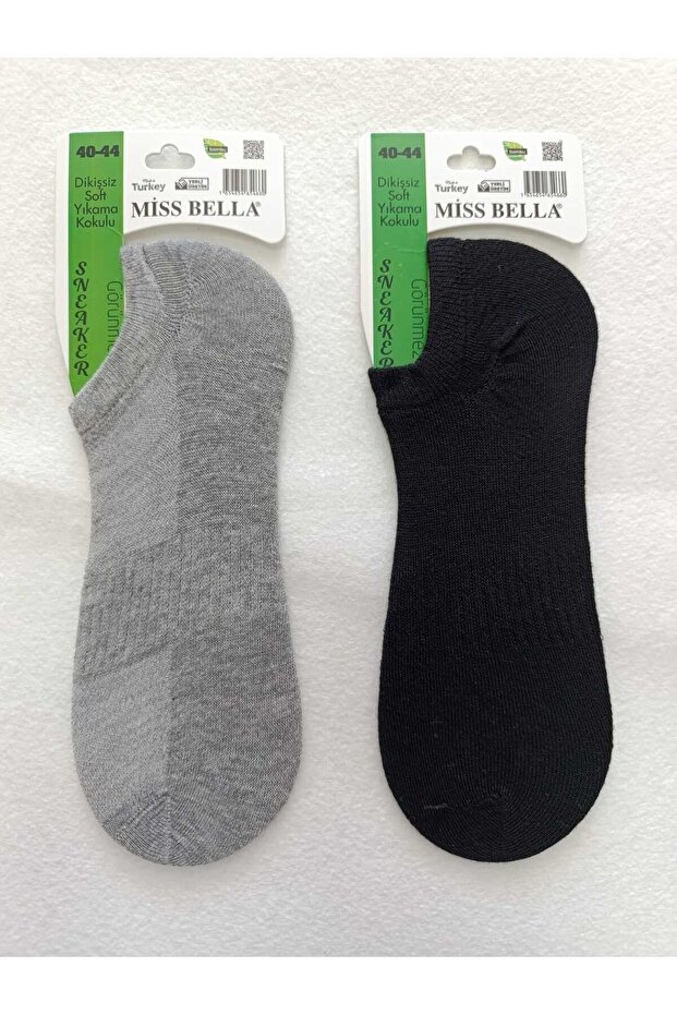 Miss Bella 6 Pieces Men's Bamboo Ankle Socks (40-44)