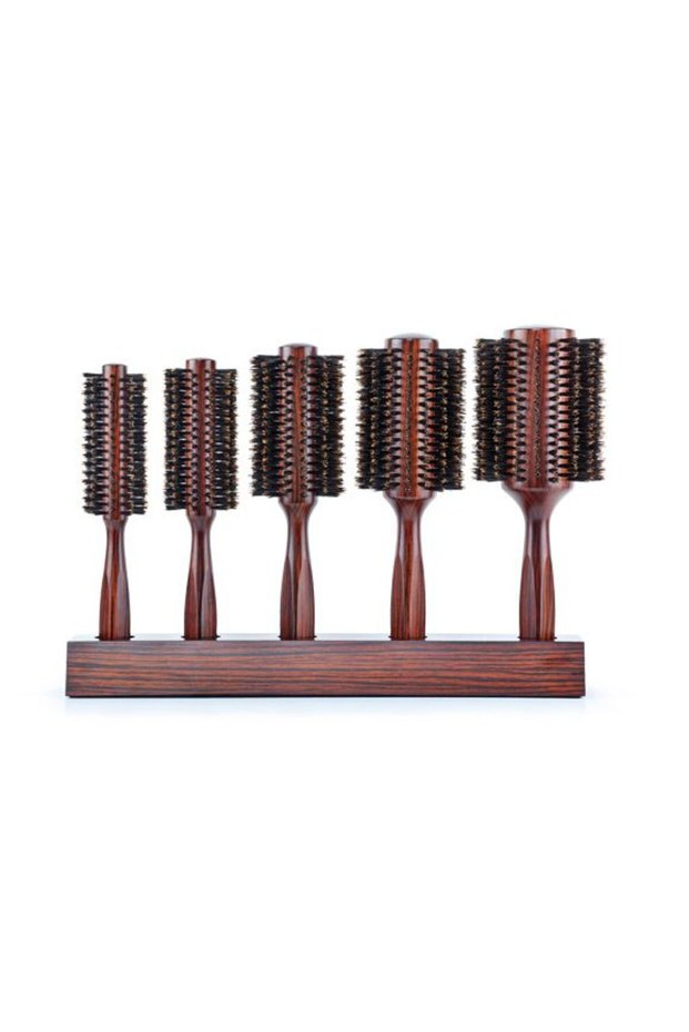 Display Ebony Round Brushes -