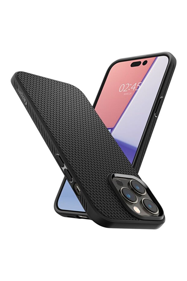 iPhone 14 Pro Liquid Air Case, black - 3