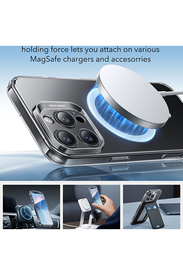 Husa iPhone 16 Pro Zero HaloLock, transparenta - 6