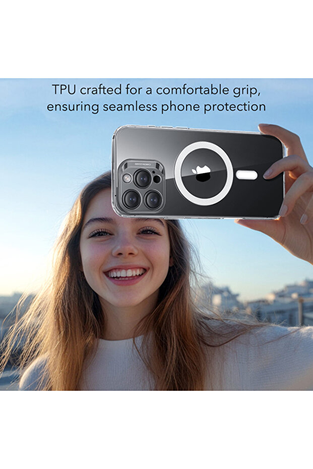 Husa iPhone 16 Pro Zero HaloLock, transparenta - 5