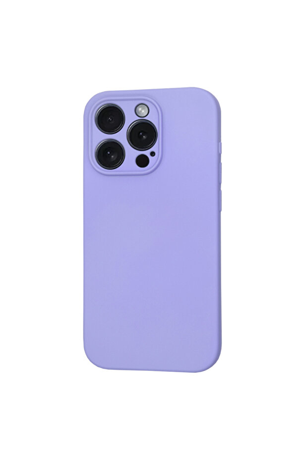 Husa silicon iPhone 15 Pro SoftFlex MagSafe, violet - 3