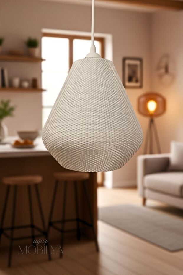 RATTAN OVAL SARKIT AVİZE - 1