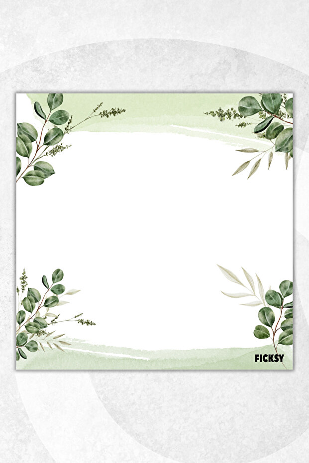 مفكرة زهور - مقاس 9*9 سم - 50 ورقة - مفكرة - مذكرة - ورق ملاحظات - قائمة المهام - دفتر ملاحظات - 1