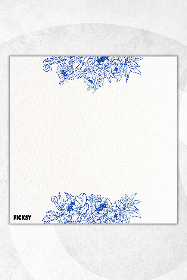 Flower Memo Pad - 9*9 cm Size - 50 Sheets - Notepad - Memopad - Note Paper - to Do List - Notebook - 1