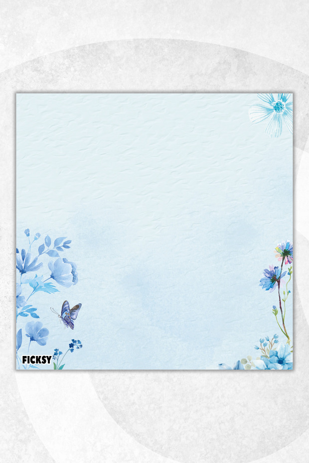 Flower Memo Pad - 9*9 cm Size - 50 Sheets - Notepad - Memopad - Note Paper - to Do List - Notebook - 1