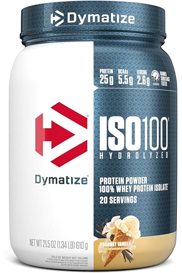 ISO 100 20 Serving Gourmet Vanilla 610 Gm