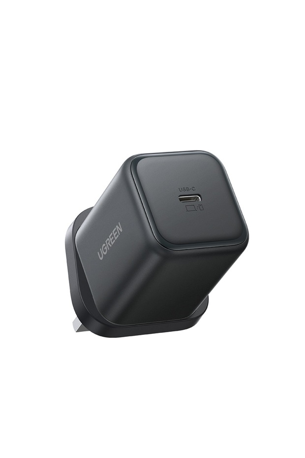 شاحن حائط سريع GaN بمنفذ USB-C بقوة 45 وات - أسود