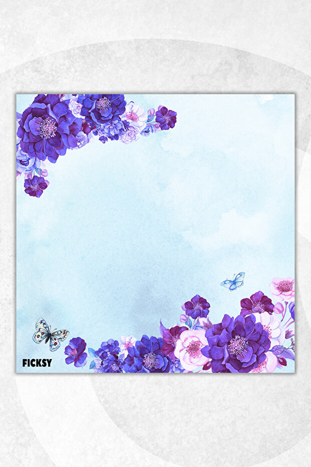 Flower Memo Pad - 9*9 cm Size - 50 Sheets - Notepad - Memopad - Note Paper - to Do List - Notebook - 1