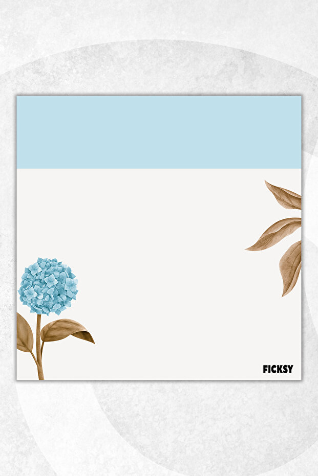 Flower Memo Pad - 9*9 cm Size - 50 Sheets - Notepad - Memopad - Note Paper - to Do List - Notebook - 1