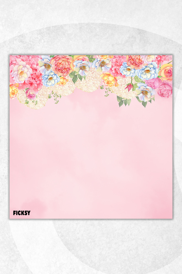 Flower Memo Pad - 9*9 cm Size - 50 Sheets - Notepad - Memopad - Note Paper - to Do List - Notebook - 1