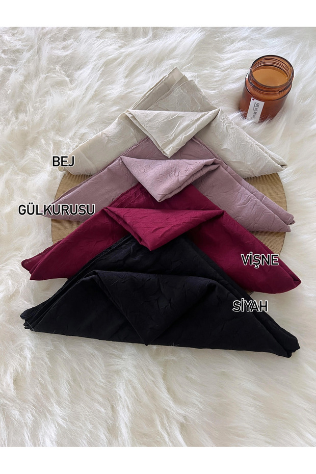 Bamboo Kashmir Scarf Hijab Kashmir Scarf Beige-Dusty Rose-Cherry-Black