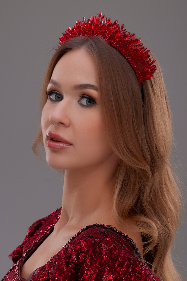Stella Crystal Stone Romantic Bridal Crown Women's Hair Accessory Princess Elegance