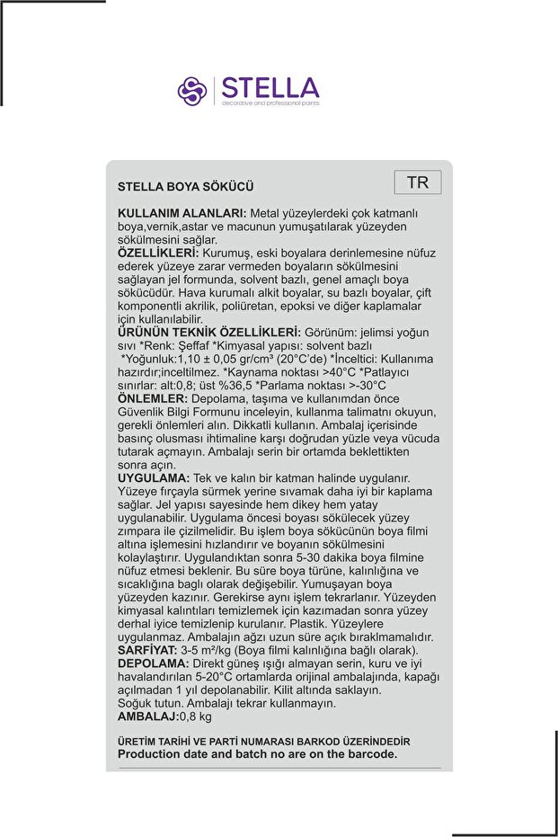 BOYA SÖKÜCÜ - 800GR - 2