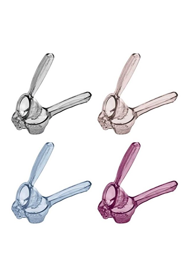 Quick Solution in the Kitchen: Plastic Garlic Crusher 1 Piece Blue