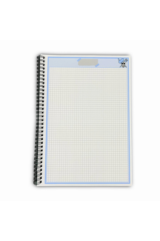 One Piece Sanji Checkered A4 School Notebook 72 Sheets Model 3 - Straw Hat Series - 5