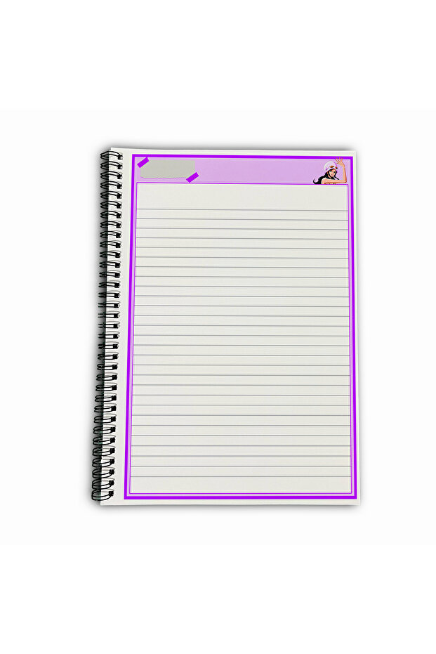 One Piece Robin Striped A4 School Notebook 72 Sheets Model 3 - Straw Hat Series - 5