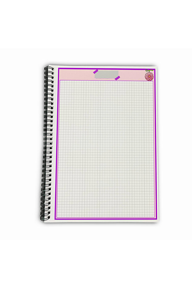 One Piece Robin Checkered A4 School Notebook 72 Sheets Model 1 - Straw Hat Series - 5
