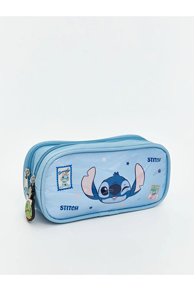 LCW Stitch Baskılı Kız Çocuk Kalem Kutusu - 1