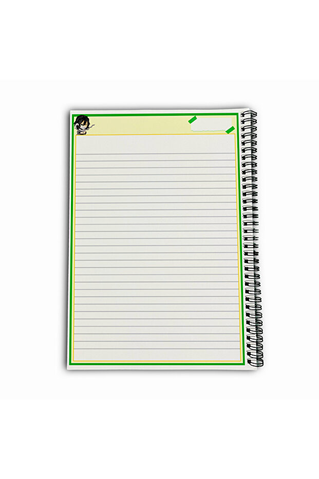 Demon Slayer Obanai Striped A4 School Notebook 72 Sheets Model 2 - 6