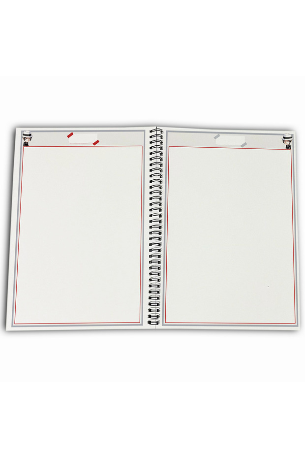 Demon Slayer Muzan Unlined A4 School Notebook 72 Sheets Model 1 - 4