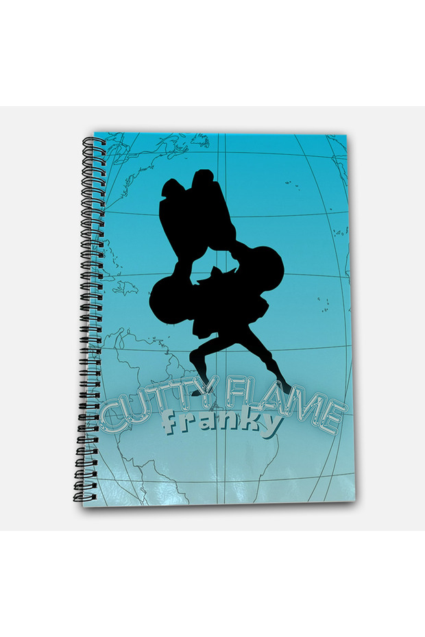 One Piece Franky Unlined A4 School Notebook 72 Sheets Model 2 - Straw Hat Series - 2