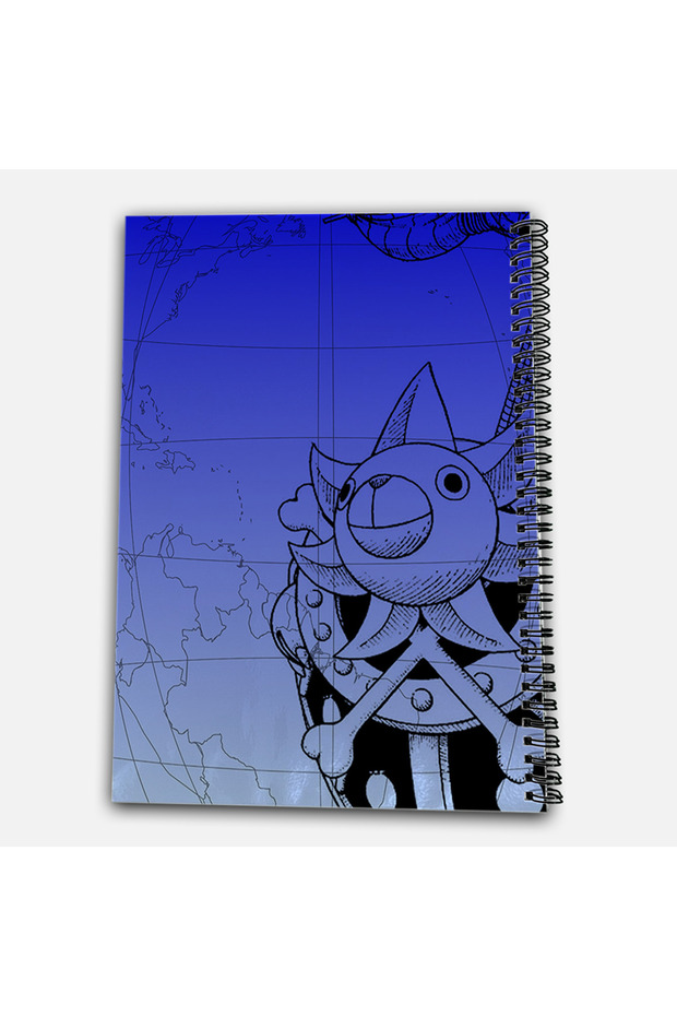 One Piece Jinbe Checkered A4 School Notebook 72 Sheets Model 2 - Straw Hat Series - 3