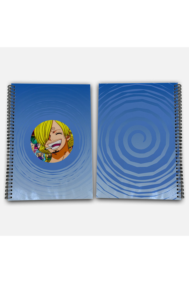 One Piece Sanji Checkered A4 School Notebook 72 Sheets Model 3 - Straw Hat Series - 1