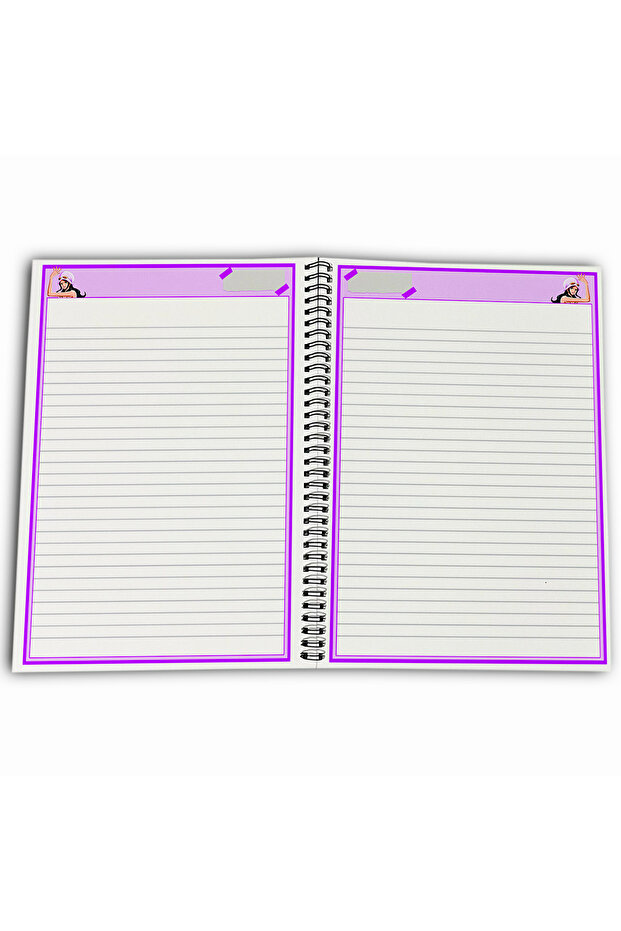 One Piece Robin Striped A4 School Notebook 72 Sheets Model 3 - Straw Hat Series - 4