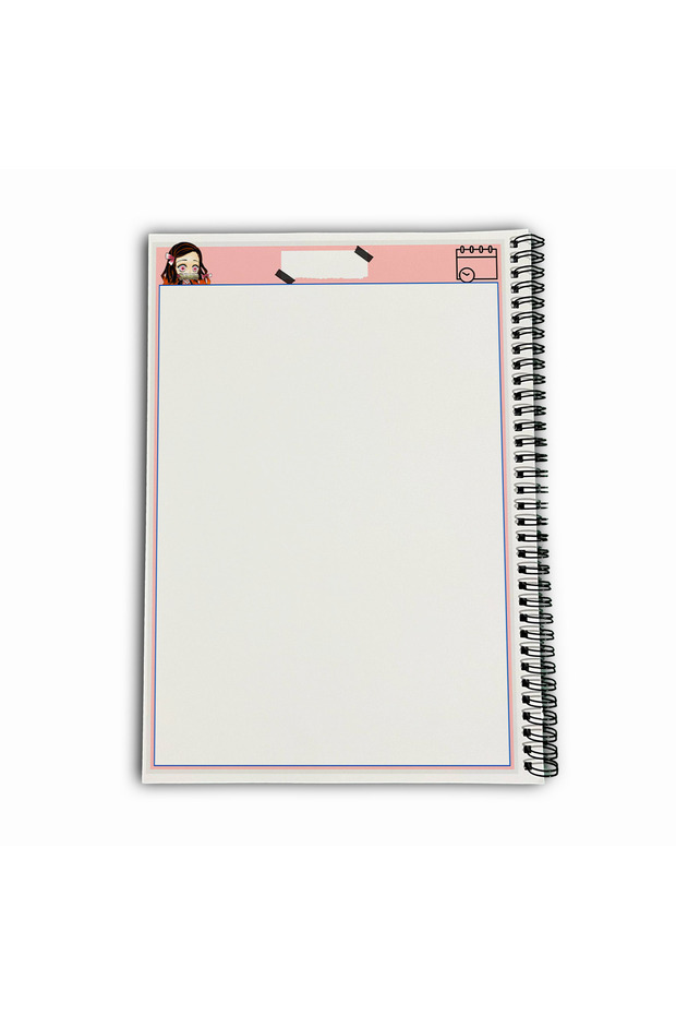 Demon Slayer Nezuko Unlined A4 School Notebook 72 Sheets Model 1 - 6