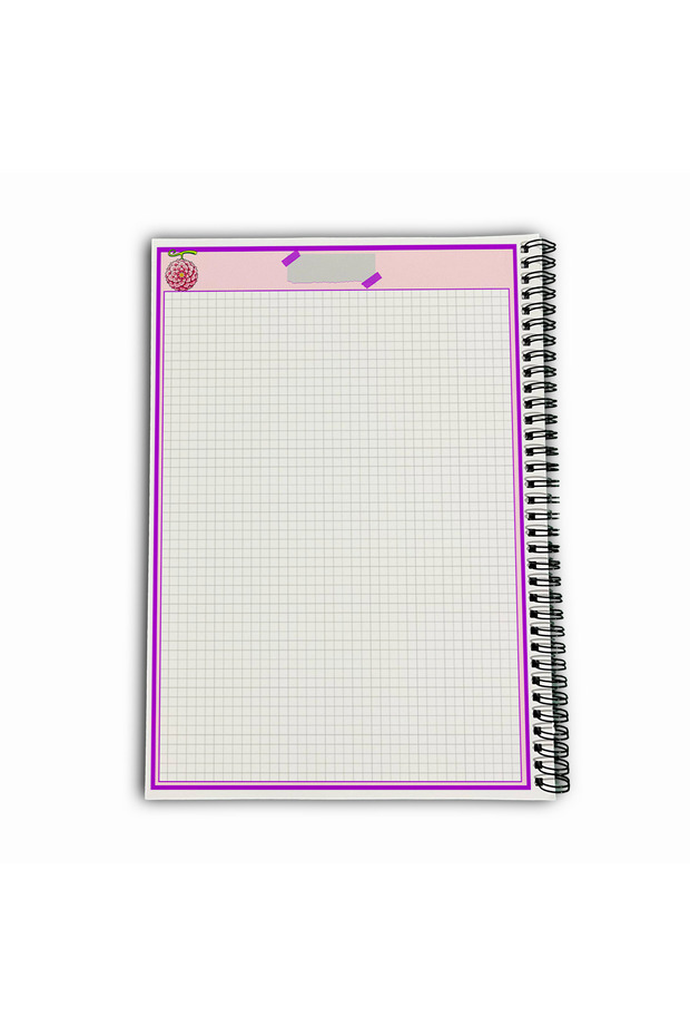 One Piece Robin Checkered A4 School Notebook 72 Sheets Model 1 - Straw Hat Series - 6