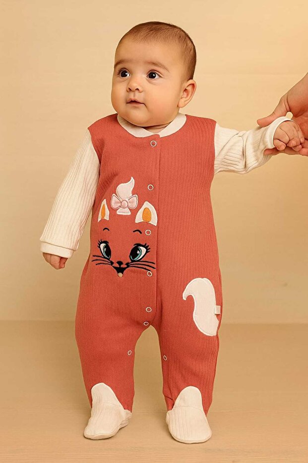 طقم زي موحد بنقشة القطط - 1