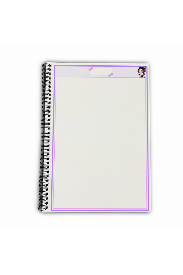 Demon Slayer Shinobu Unlined A4 School Notebook 72 Sheets Model 1 - 5