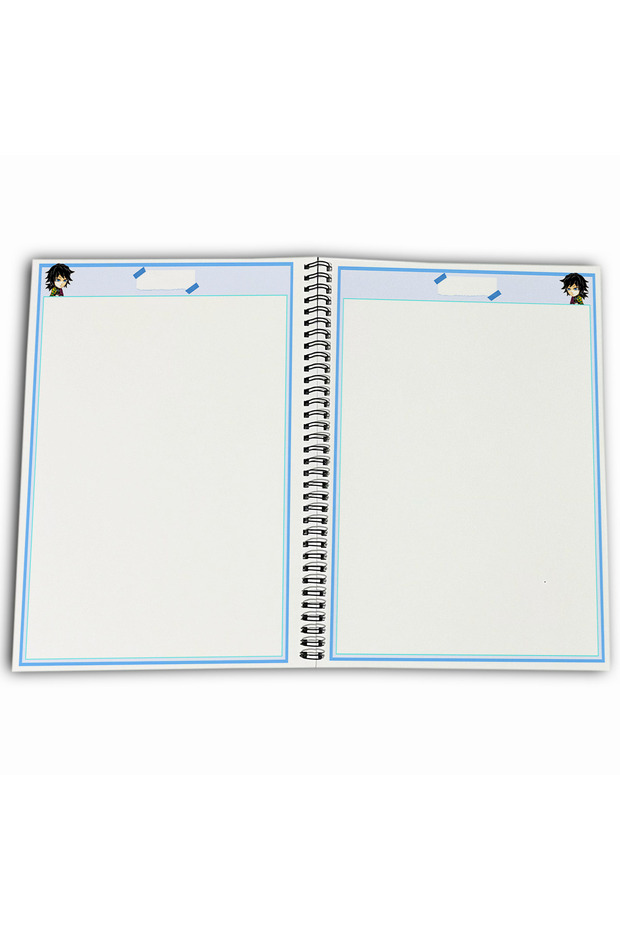 Demon Slayer Giyu Unlined A4 School Notebook 72 Sheets Model 3 - 4