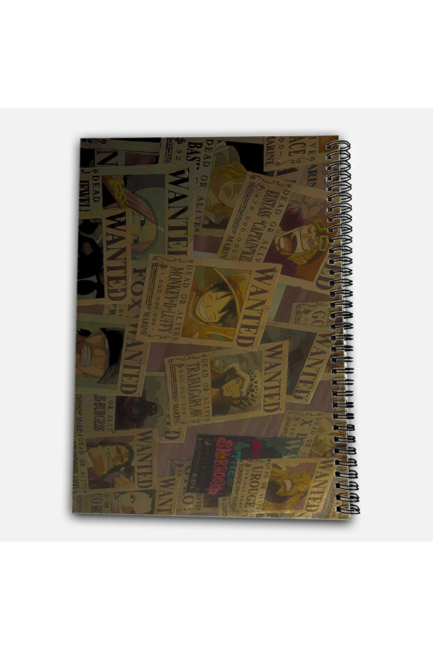 One Piece Robin Checkered A4 School Notebook 72 Sheets Model 1 - Straw Hat Series - 3