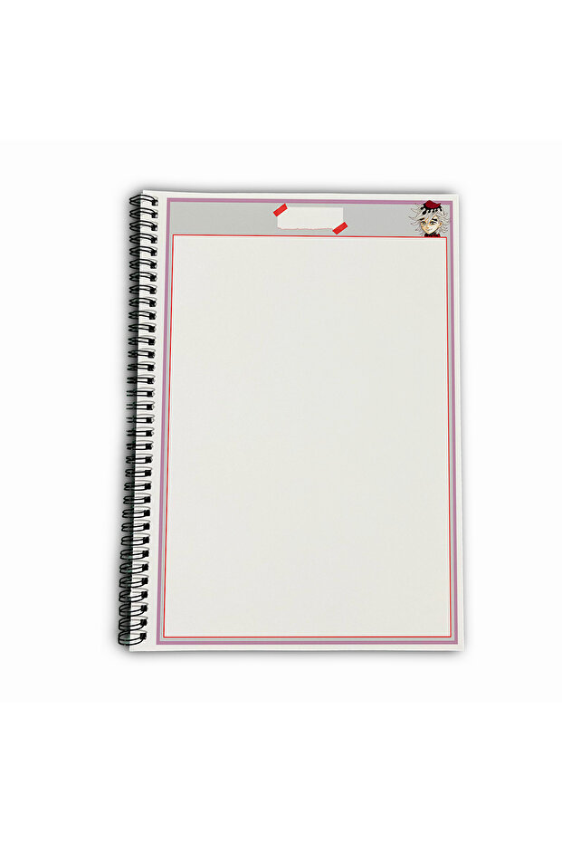 Demon Slayer Doma Unlined A4 School Notebook 72 Sheets Model 2 - 5