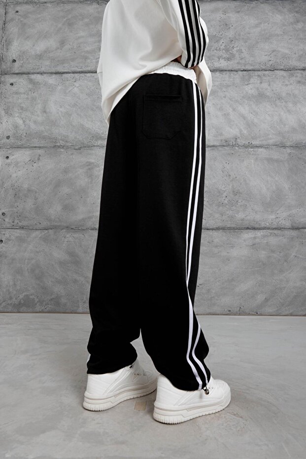 Erkek Siyah 91 Curry Pepper Baskılı Eşofman Altı - 5