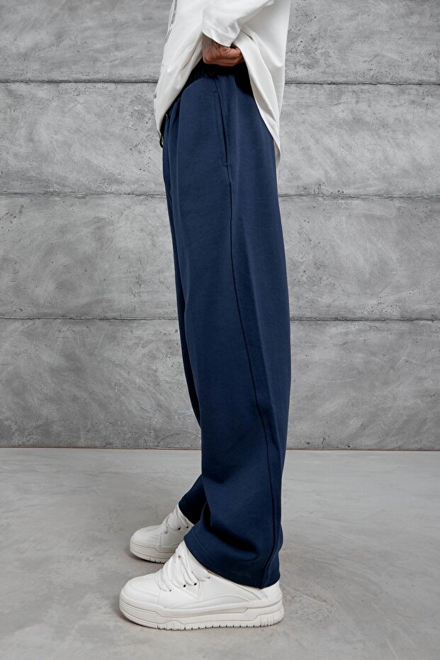 Lacivert Basic Model Eşofman - 2