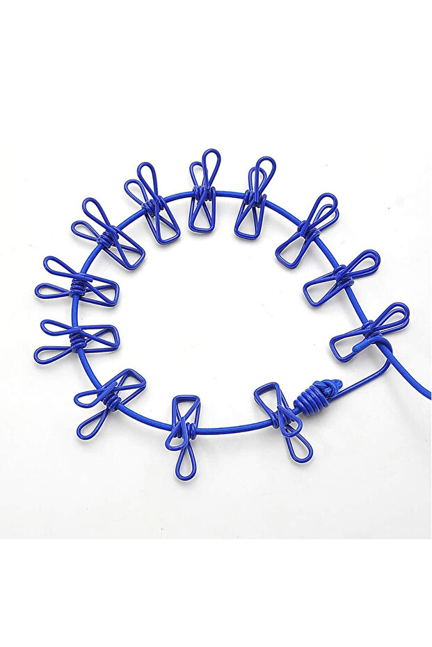 Taşınabilir Elastik Çamaşır İpi, Hafif ve Pratik Kurulumu Kolay, Dayanıklı Tasarım - 3