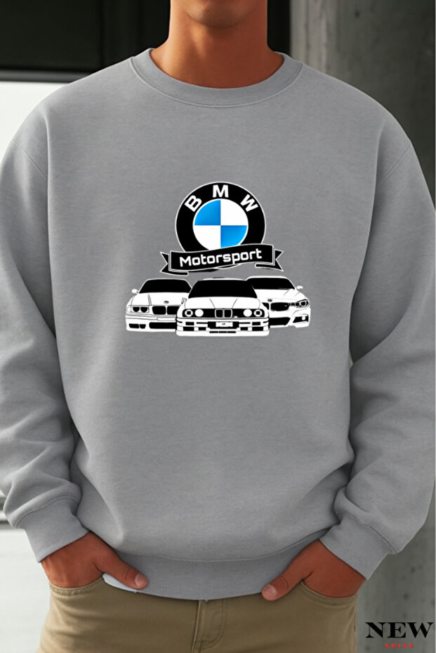 Printed Crew Neck Sweatshirt