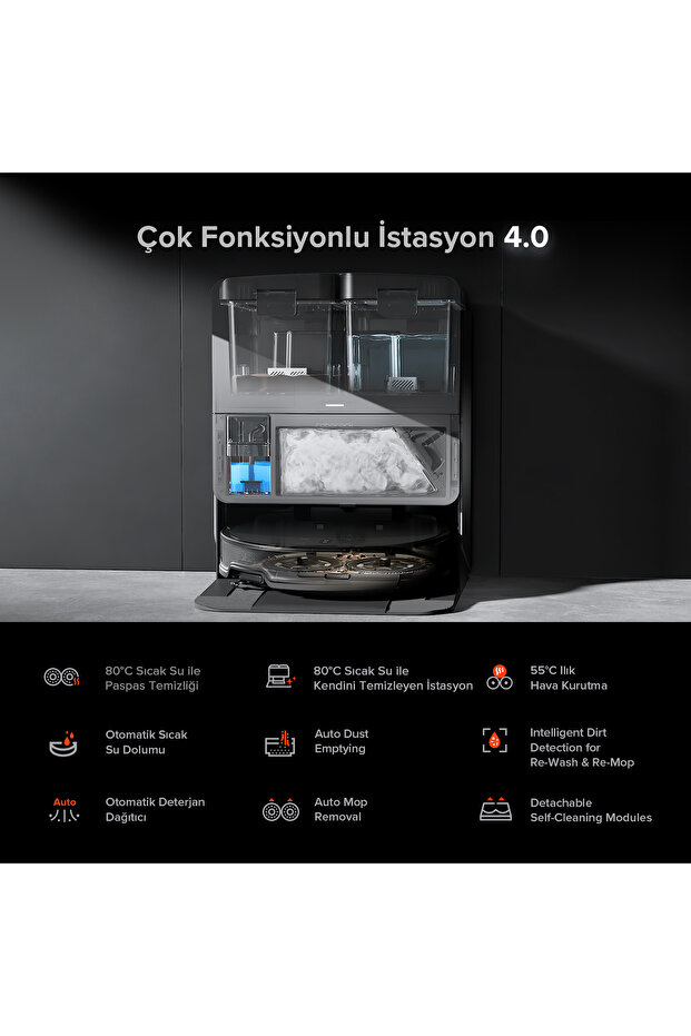 Yeni Saros 10R Akıllı Robot Süpürge - 7