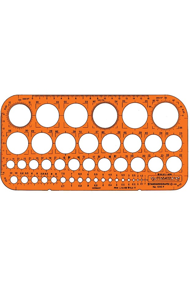 Drawing Template for Precise Technical Work - 1