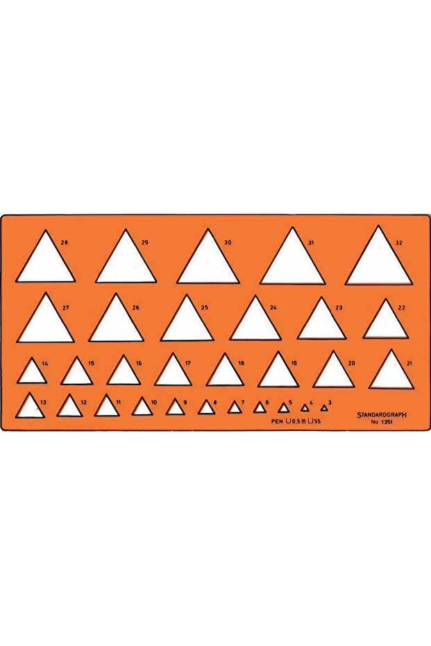 Drawing Template for Precise Technical Work - 1