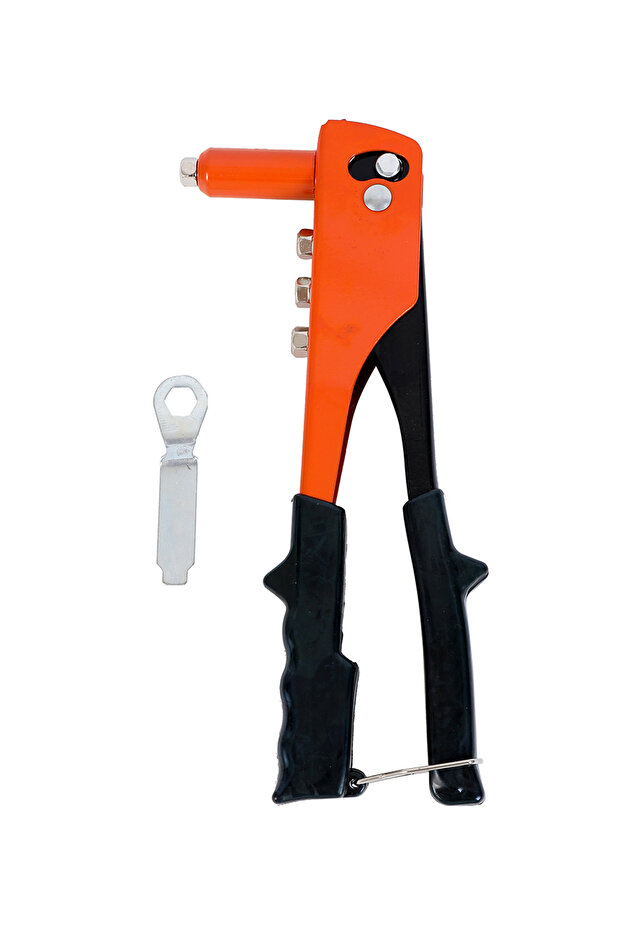 Rivet Tool - 10inch Heavy-Duty Manual Riveter with Ergonomic Handle for DIY and Repairs