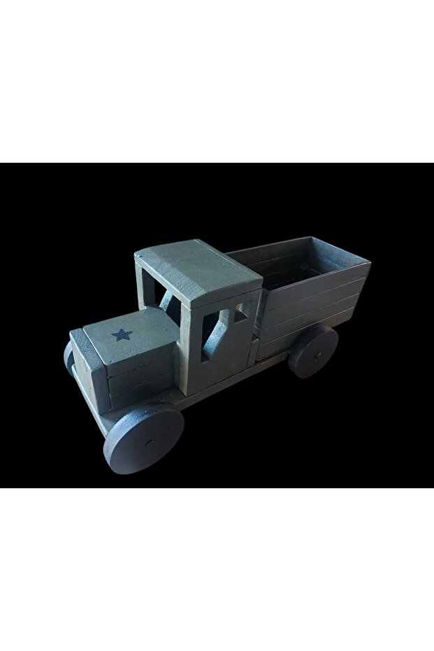 Handmade Wooden Tabletop Military Truck Organizer